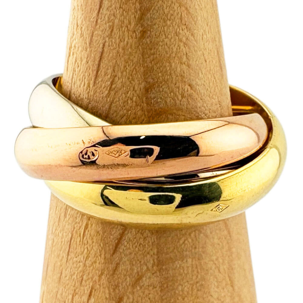 Cartier Trinity Ring, 18K Yellow Gold, Women's, Pre-owned.